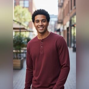 LL Bean Men's Size 2XL Cabin Wear Qrt Button